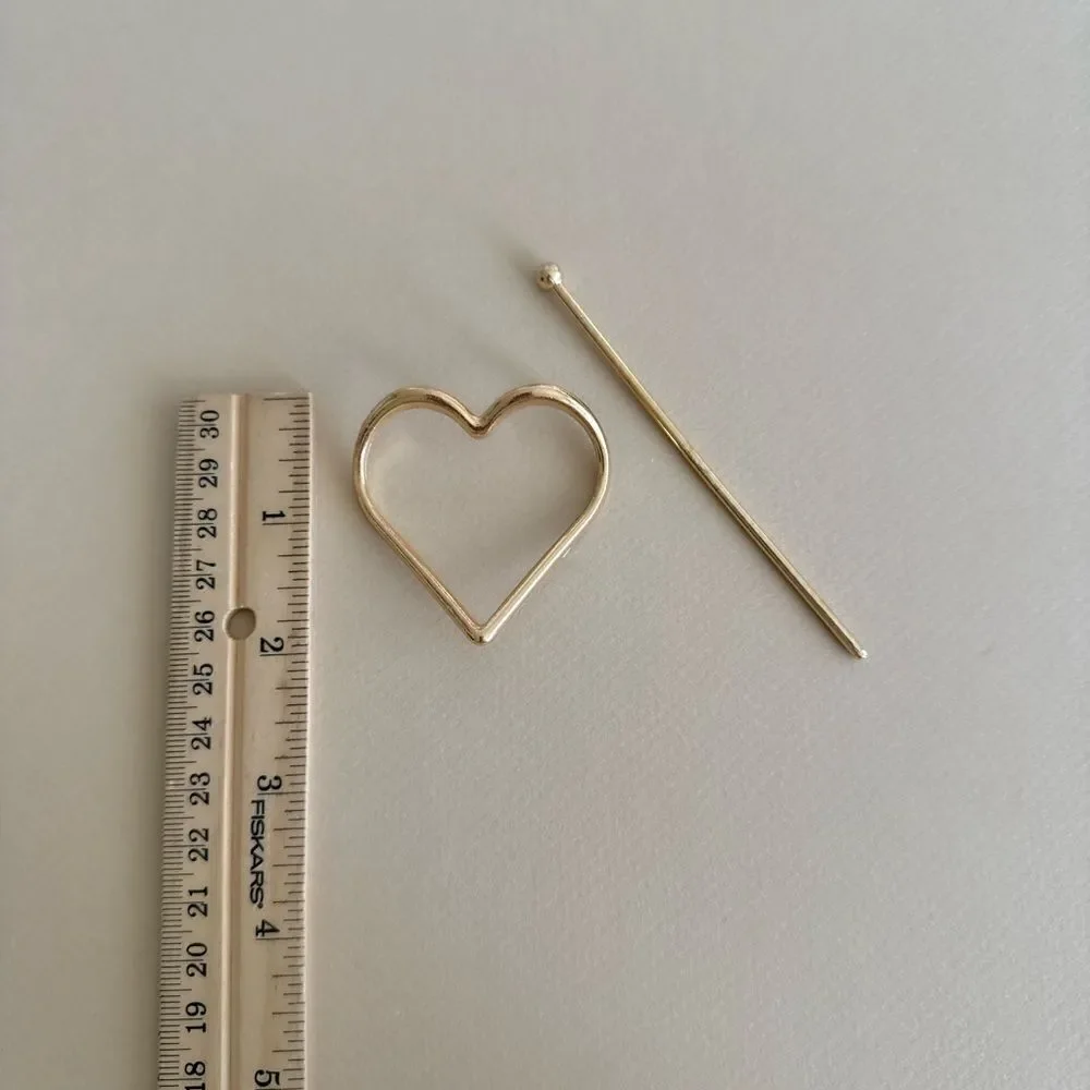 Heart hair pin S794